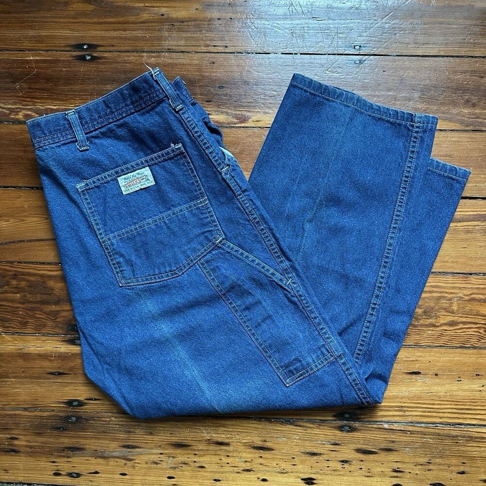 Mens Carters (Watch The Wear) Duck Canvas Carpenter Pants 38x27